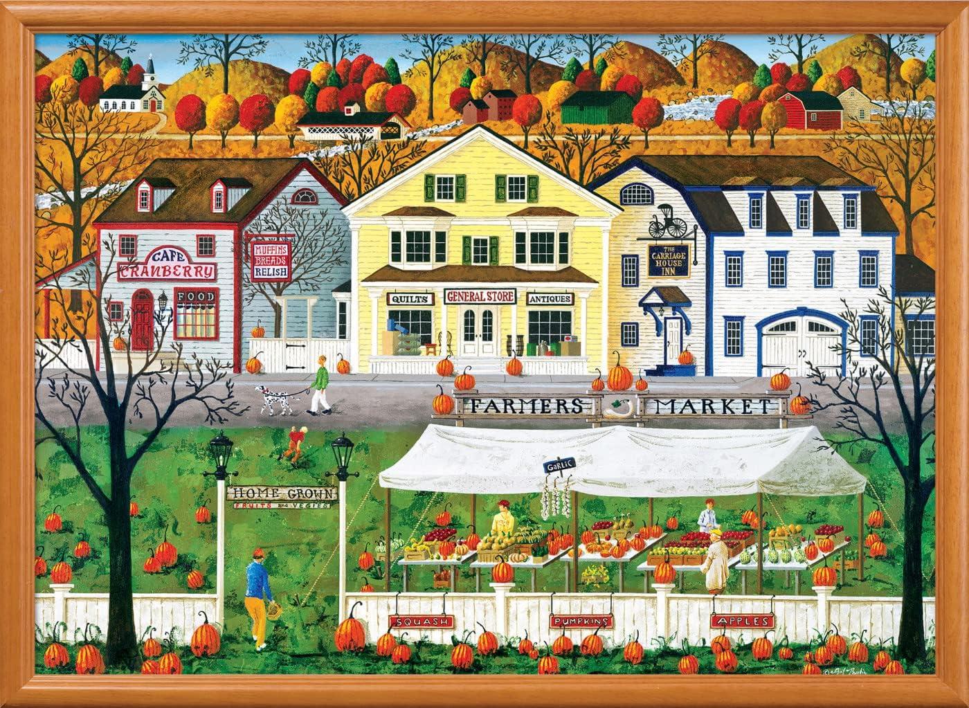 imageMasterPieces 1000 Piece Jigsaw Puzzle for Adults Family Or Youth The Barnyard Crowd 2675x 1925Farmers Market