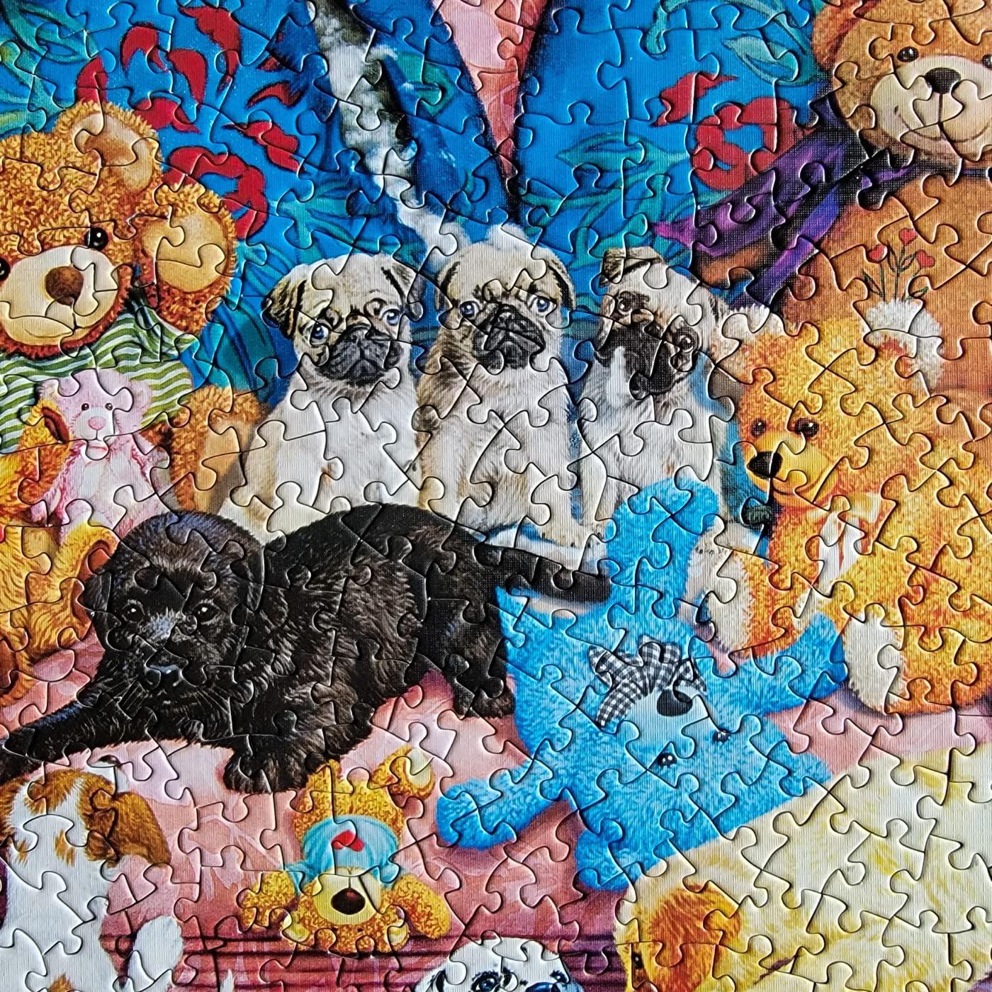 imageMasterPieces 1000 Piece Jigsaw Puzzle for Adults Family Or Youth The Barnyard Crowd 2675x 1925Loose in the House