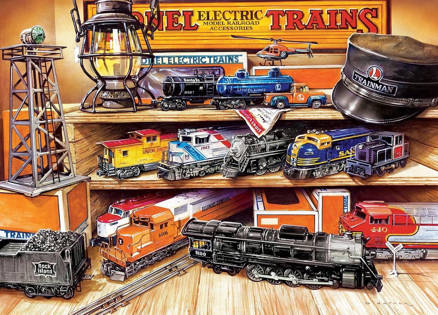 imageMasterPieces 1000 Piece Jigsaw Puzzle for Adults Family Or Youth The Lionel Store 1925x2675Collectors Treasures