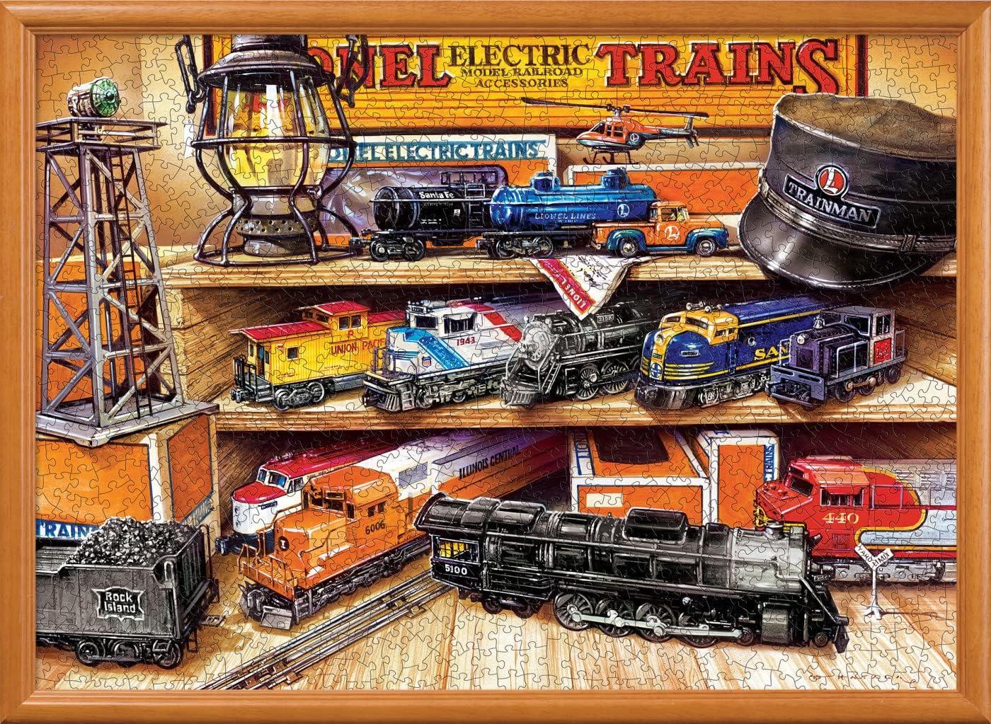 imageMasterPieces 1000 Piece Jigsaw Puzzle for Adults Family Or Youth The Lionel Store 1925x2675Collectors Treasures