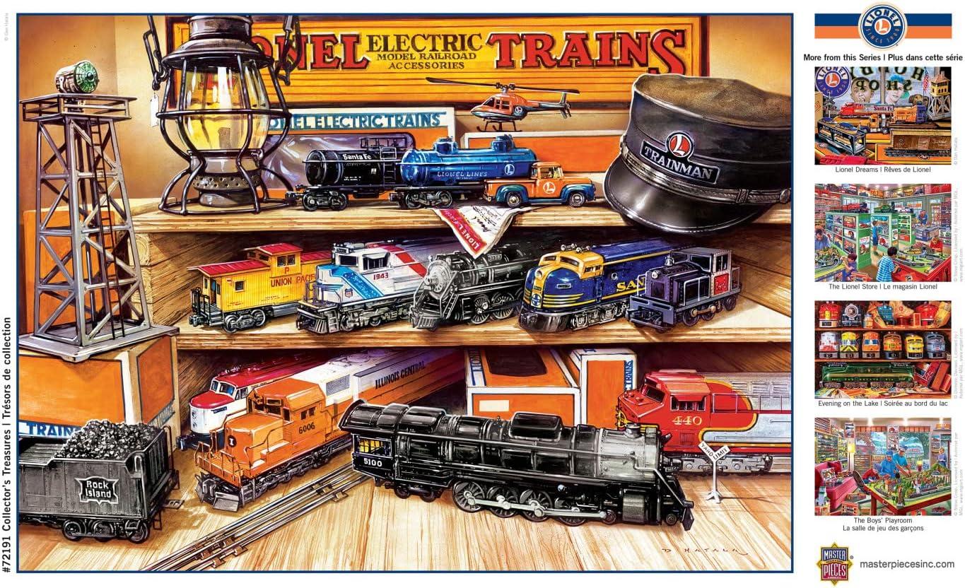 imageMasterPieces 1000 Piece Jigsaw Puzzle for Adults Family Or Youth The Lionel Store 1925x2675Collectors Treasures