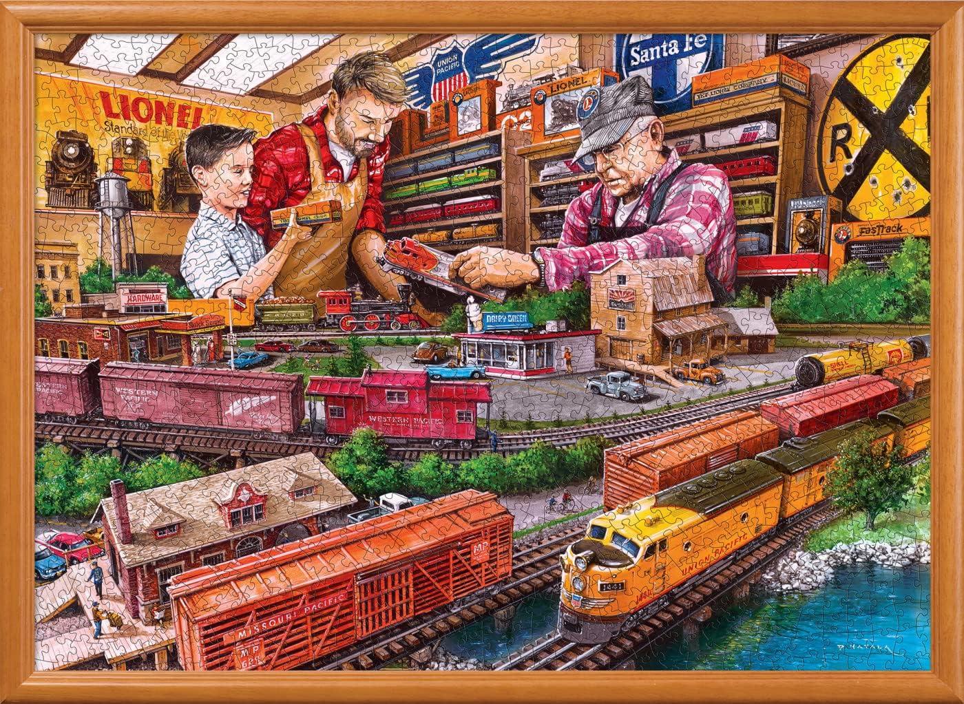 imageMasterPieces 1000 Piece Jigsaw Puzzle for Adults Family Or Youth The Lionel Store 1925x2675Shopping Spree
