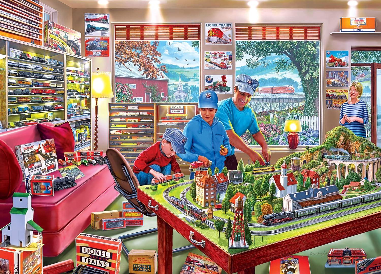 imageMasterPieces 1000 Piece Jigsaw Puzzle for Adults Family Or Youth The Lionel Store 1925x2675The Boys Playroom