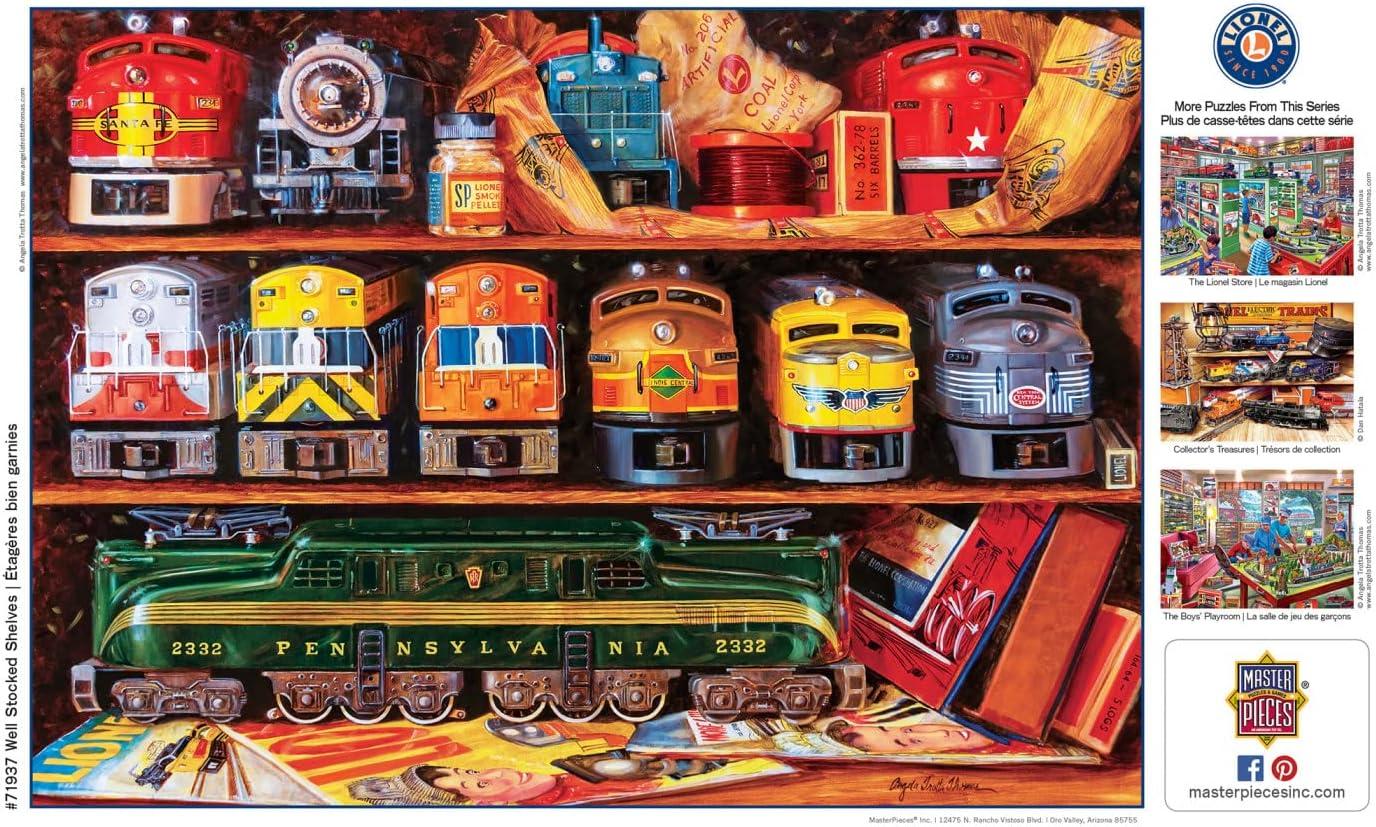 imageMasterPieces 1000 Piece Jigsaw Puzzle for Adults Family Or Youth The Lionel Store 1925x2675Well Stocked Shelves