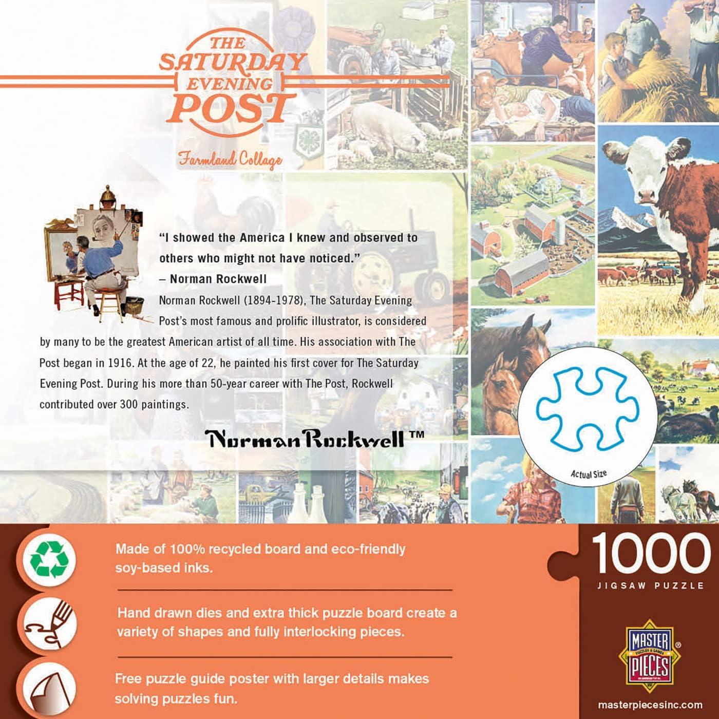 imageMasterPieces 1000 Piece Jigsaw Puzzle for Adults Family Or Youth The Runaway 1925x2675Farmland