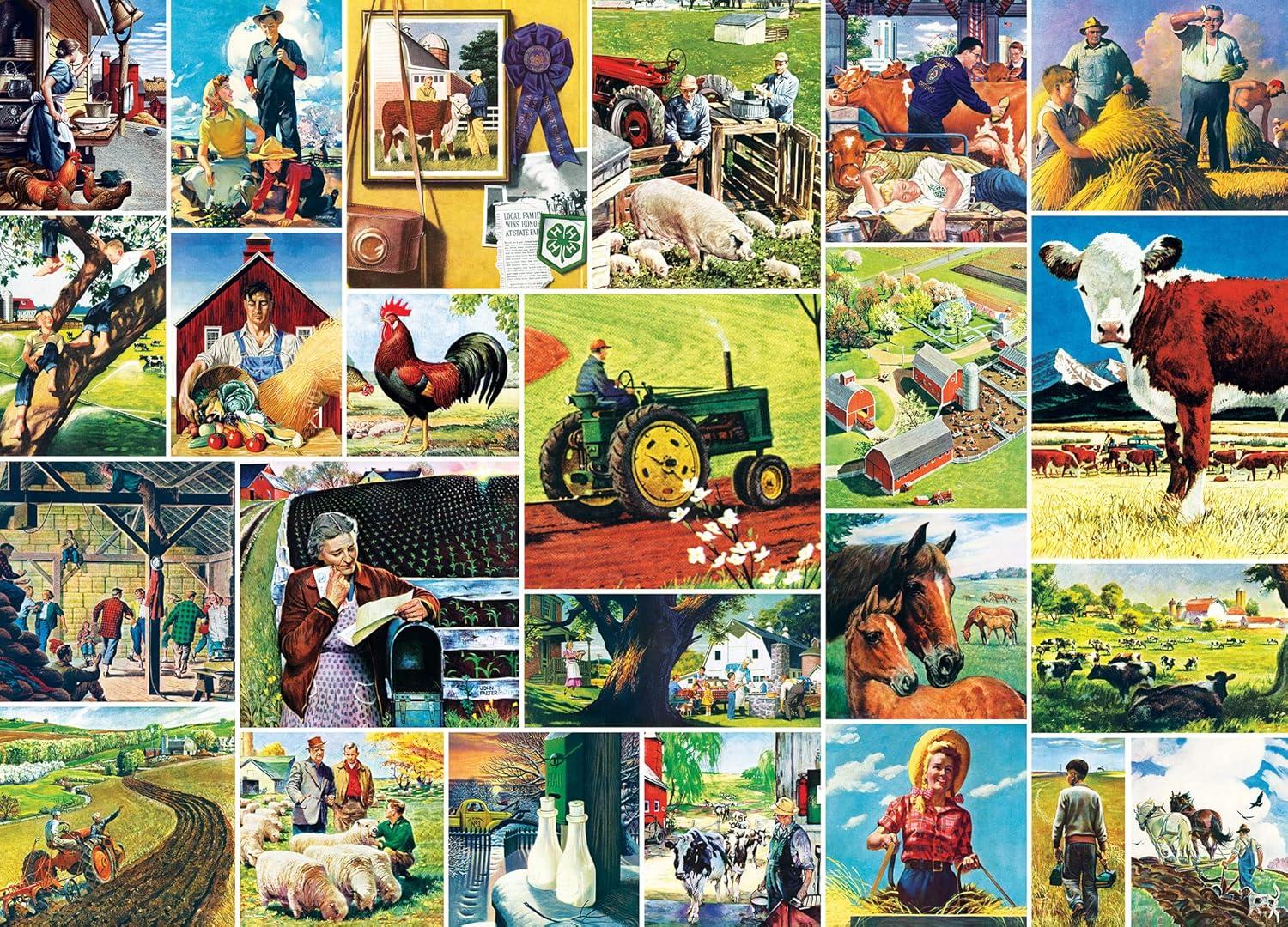 imageMasterPieces 1000 Piece Jigsaw Puzzle for Adults Family Or Youth The Runaway 1925x2675Farmland