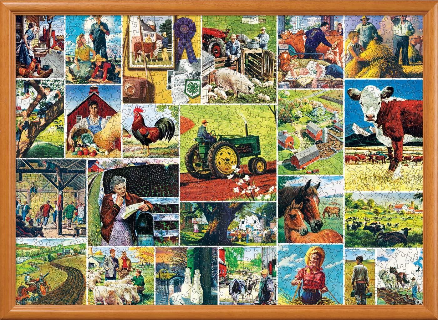 imageMasterPieces 1000 Piece Jigsaw Puzzle for Adults Family Or Youth The Runaway 1925x2675Farmland