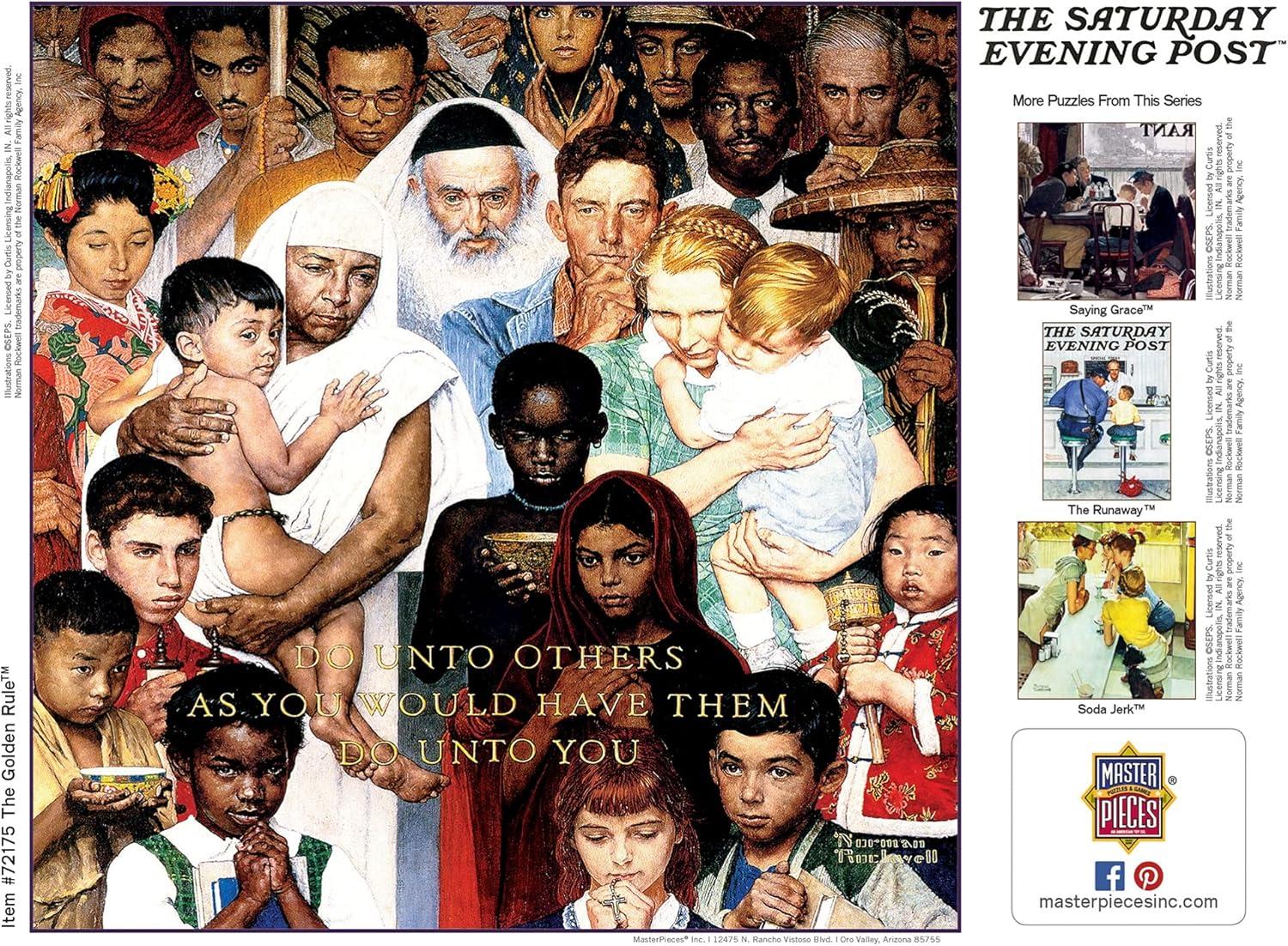 imageMasterPieces 1000 Piece Jigsaw Puzzle for Adults Family Or Youth The Runaway 1925x2675The Golden Rule