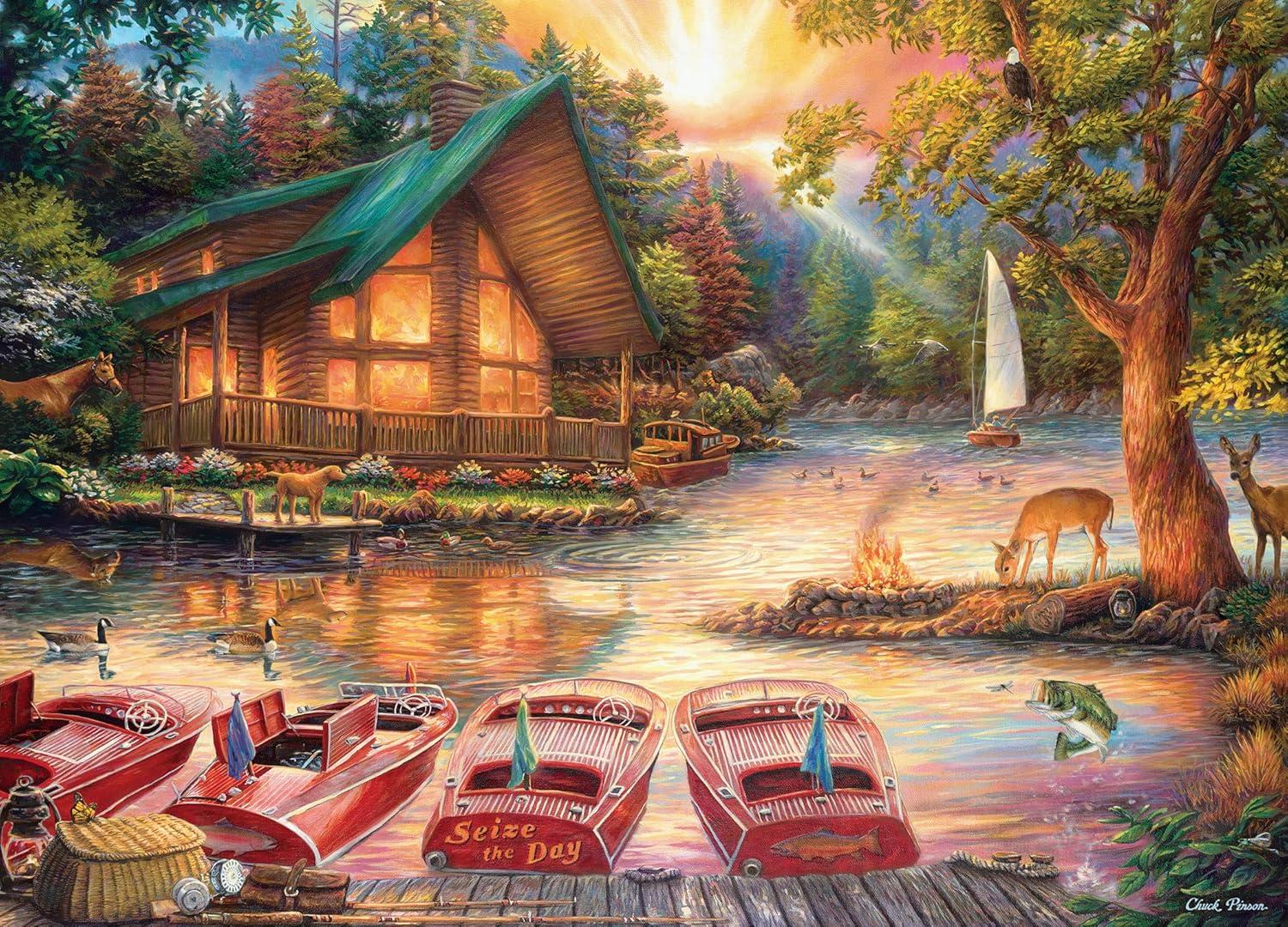 imageMasterPieces 1000 Piece Jigsaw Puzzle for Adults Family or Youth The Sweet Life 1925 x2675Seize the Day