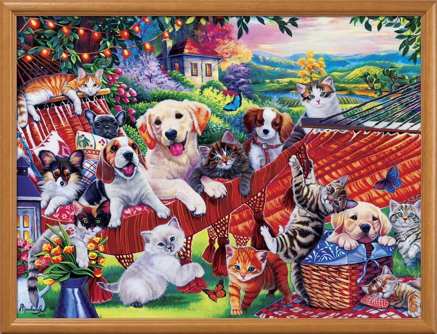 imageMasterPieces 300 Piece EZ Grip Jigsaw Puzzle A Lazy Afternoon 18x24A Lazy Afternoon