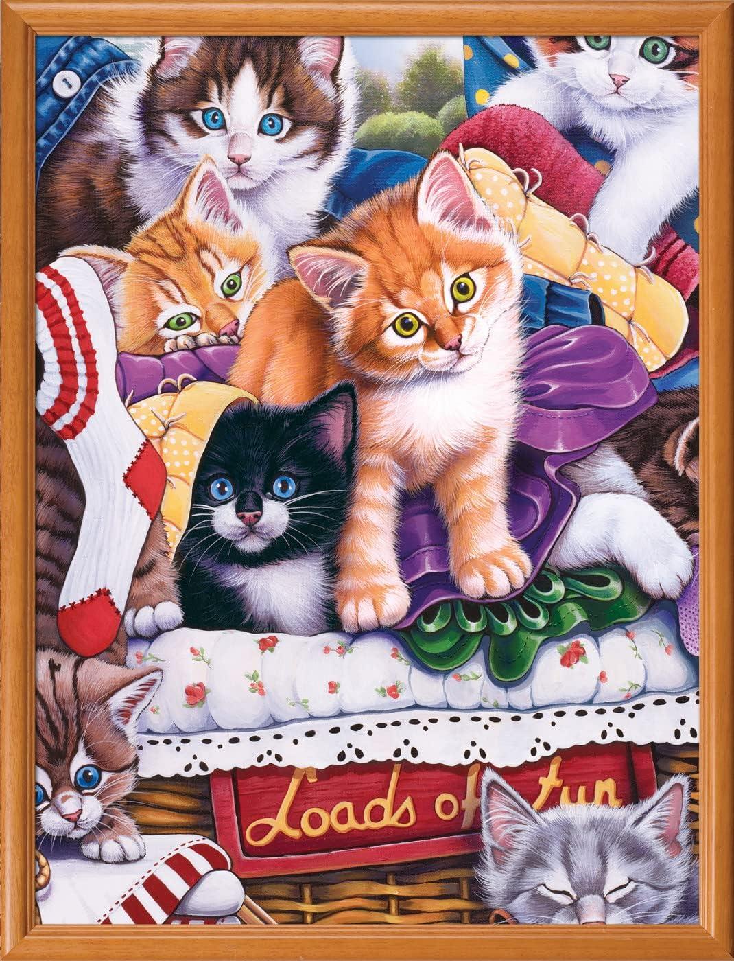 imageMasterPieces 300 Piece EZ Grip Jigsaw Puzzle A Lazy Afternoon 18x24Loads of Fun