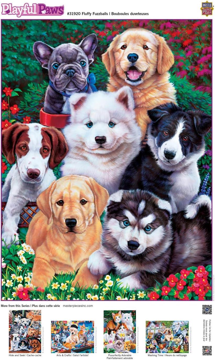 imageMasterPieces 300 Piece EZ Grip Jigsaw Puzzle Fluffy Fuzzballs 18x24300 Piece