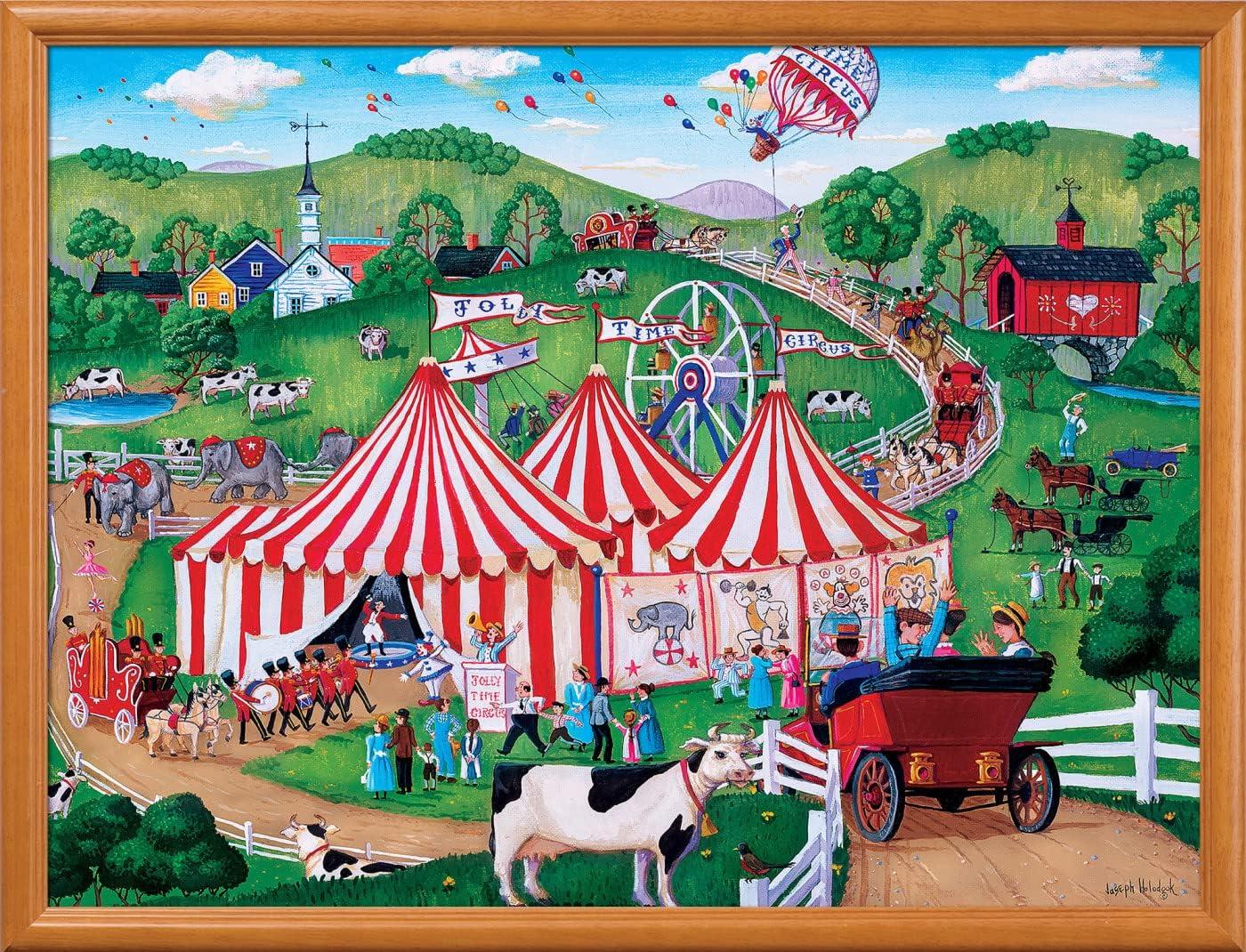 imageMasterPieces 300 Piece EZ Grip Jigsaw Puzzle Jolly Time Circus 18x24Jolly Time Circus
