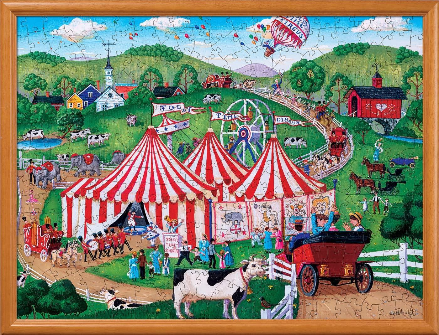 imageMasterPieces 300 Piece EZ Grip Jigsaw Puzzle Jolly Time Circus 18x24Jolly Time Circus