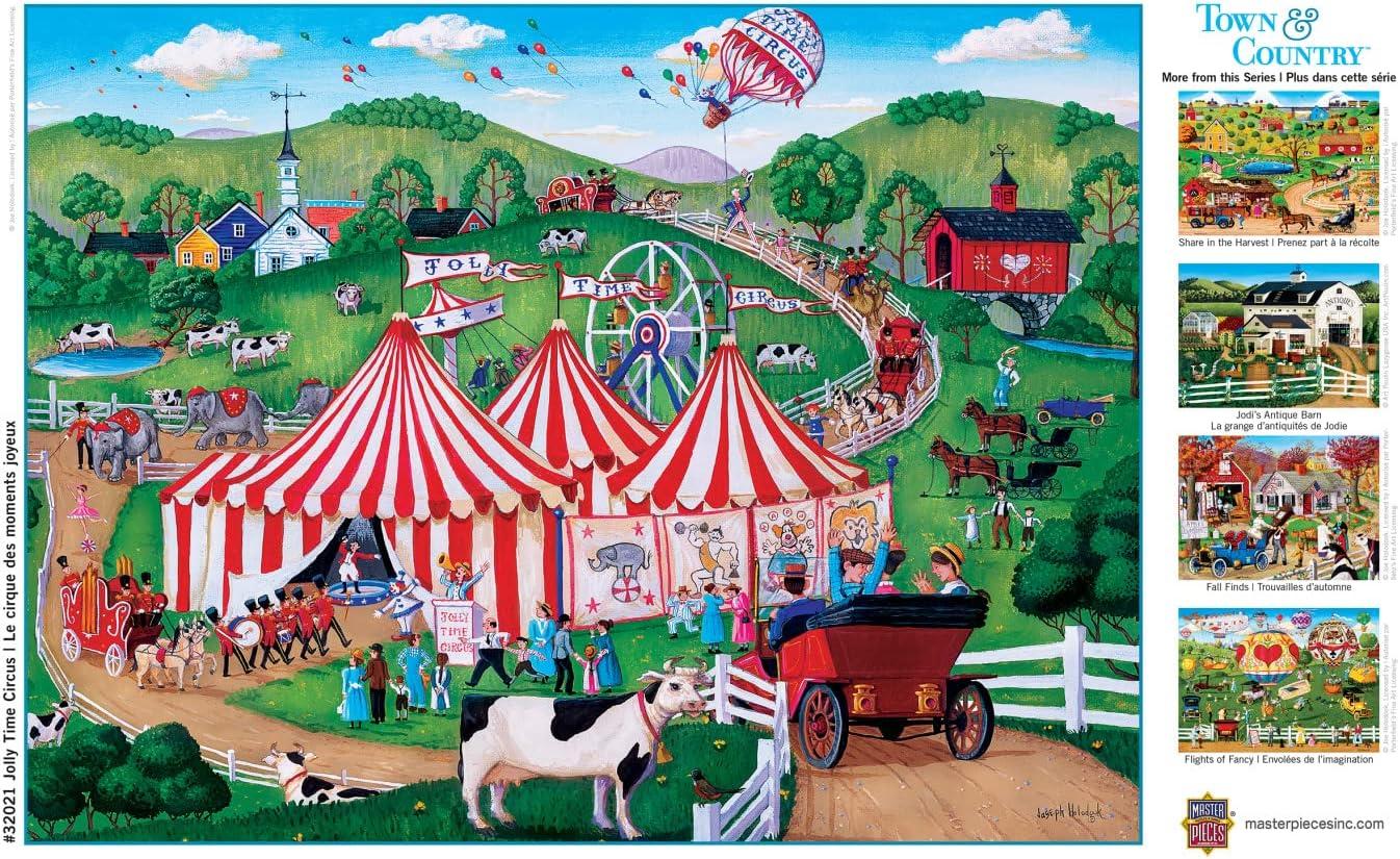 imageMasterPieces 300 Piece EZ Grip Jigsaw Puzzle Jolly Time Circus 18x24Jolly Time Circus