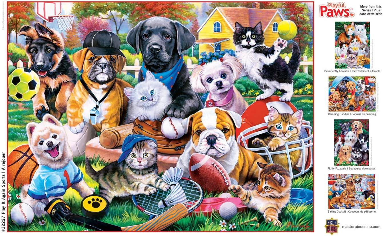 imageMasterPieces 300 Piece EZ Grip Jigsaw Puzzle Play it Again Sports 18x24300 Piece