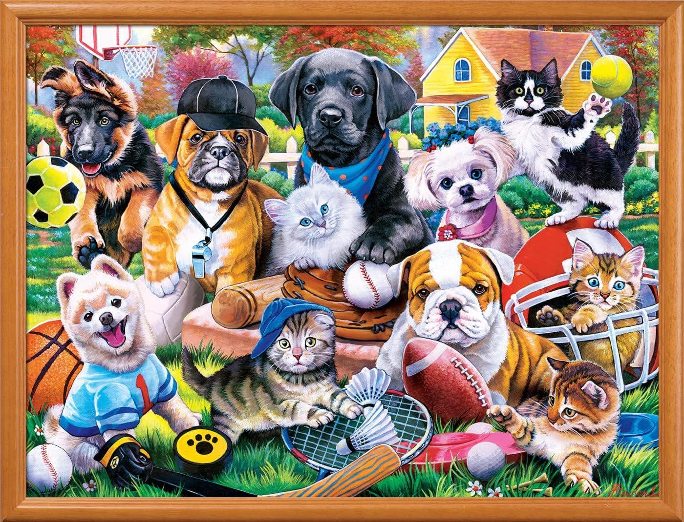 imageMasterPieces 300 Piece EZ Grip Jigsaw Puzzle Play it Again Sports 18x24300 Piece