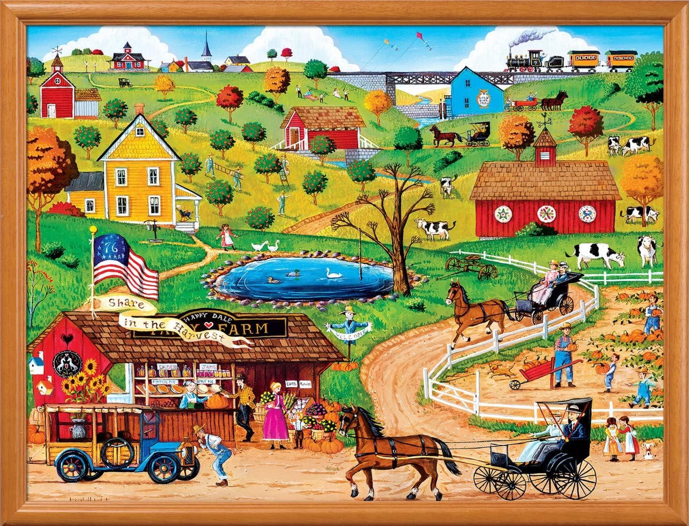 imageMasterPieces 300 Piece EZ Grip Jigsaw Puzzle Share in The Harvest 18x24300 Piece