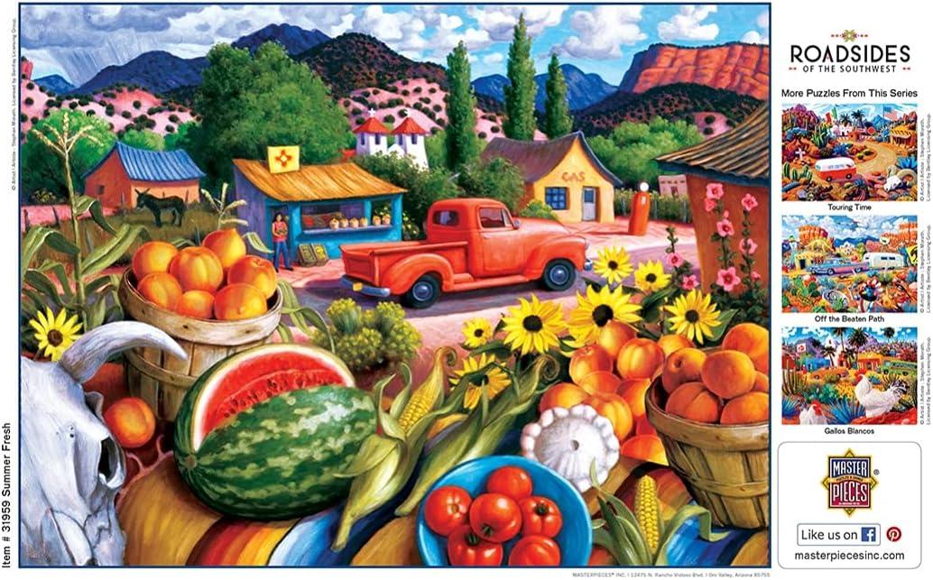 imageMasterPieces 500 Piece Jigsaw Puzzle for Adults Family Or Youth Summer Fresh 15x21500 Piece