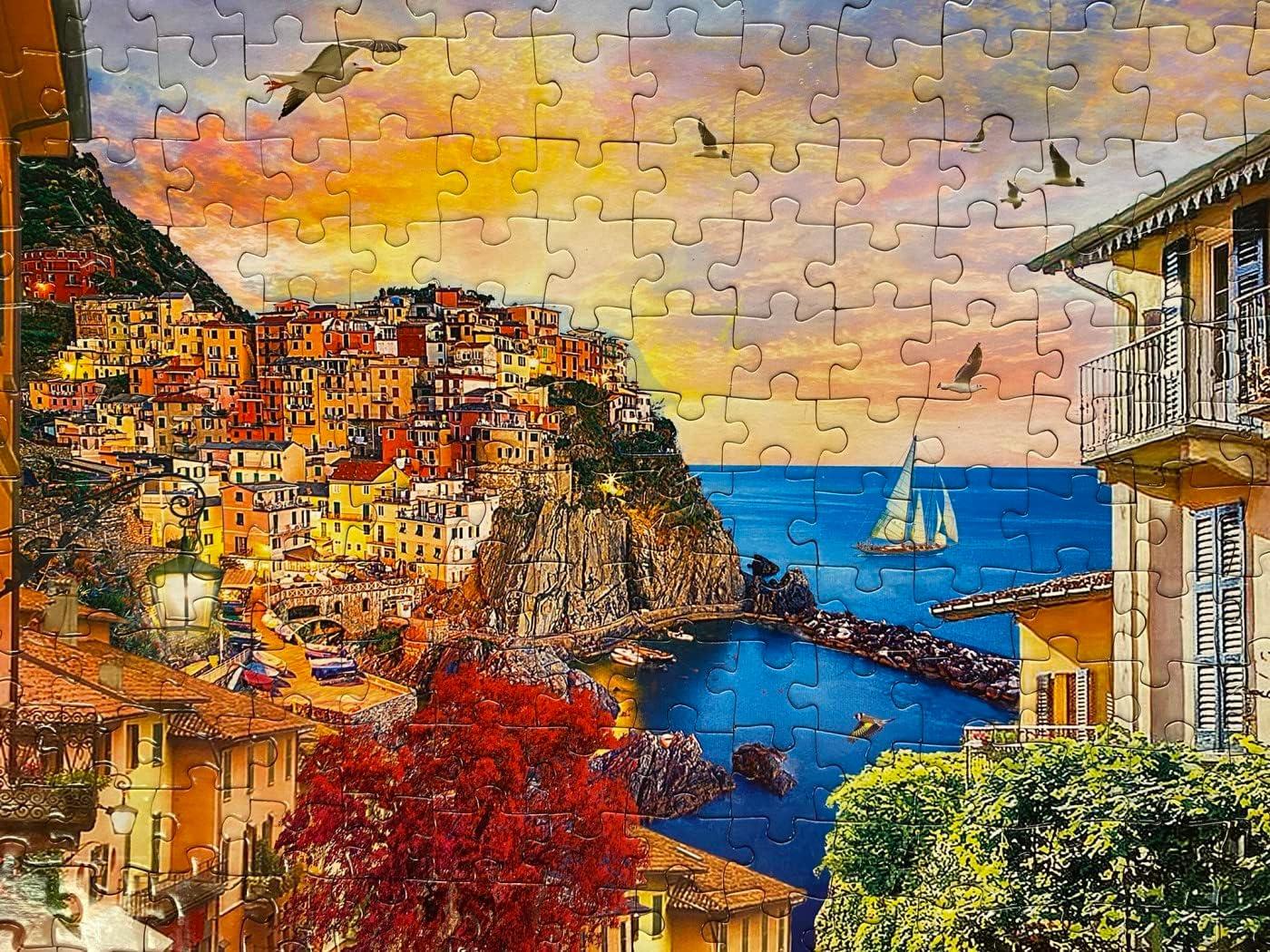 imageMasterPieces 550 Piece Jigsaw Puzzle for Adults Family Or Youth Venice 18x24Italian Afternoon