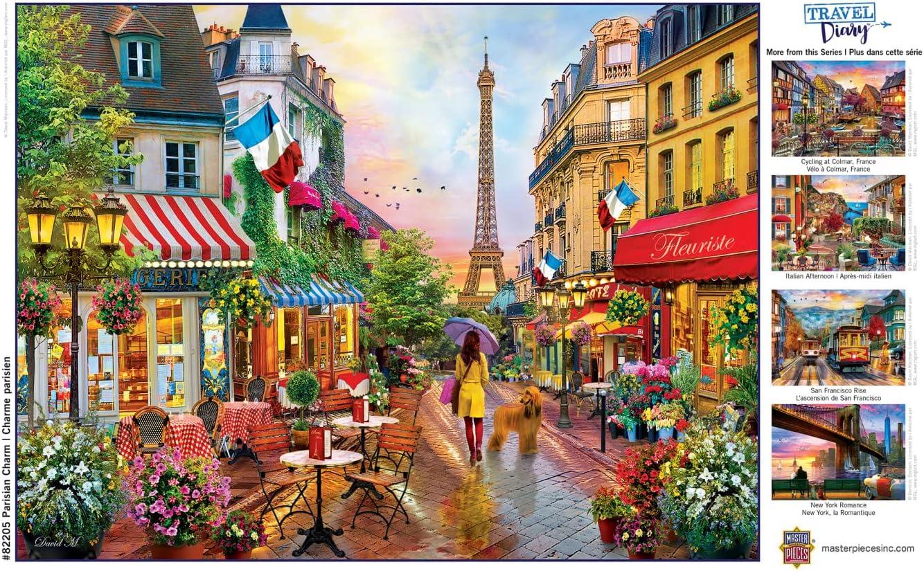 imageMasterPieces 550 Piece Jigsaw Puzzle for Adults Family Or Youth Venice 18x24Parisian Charm