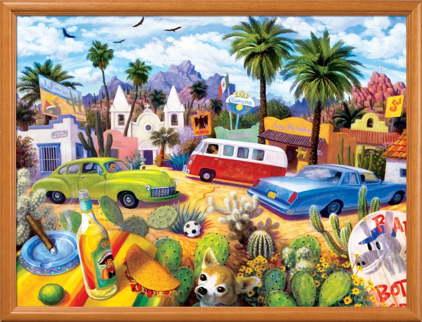 imageMasterPieces 550 Piece Jigsaw Puzzle for Adults and Family The Other Side of The Border 18x24