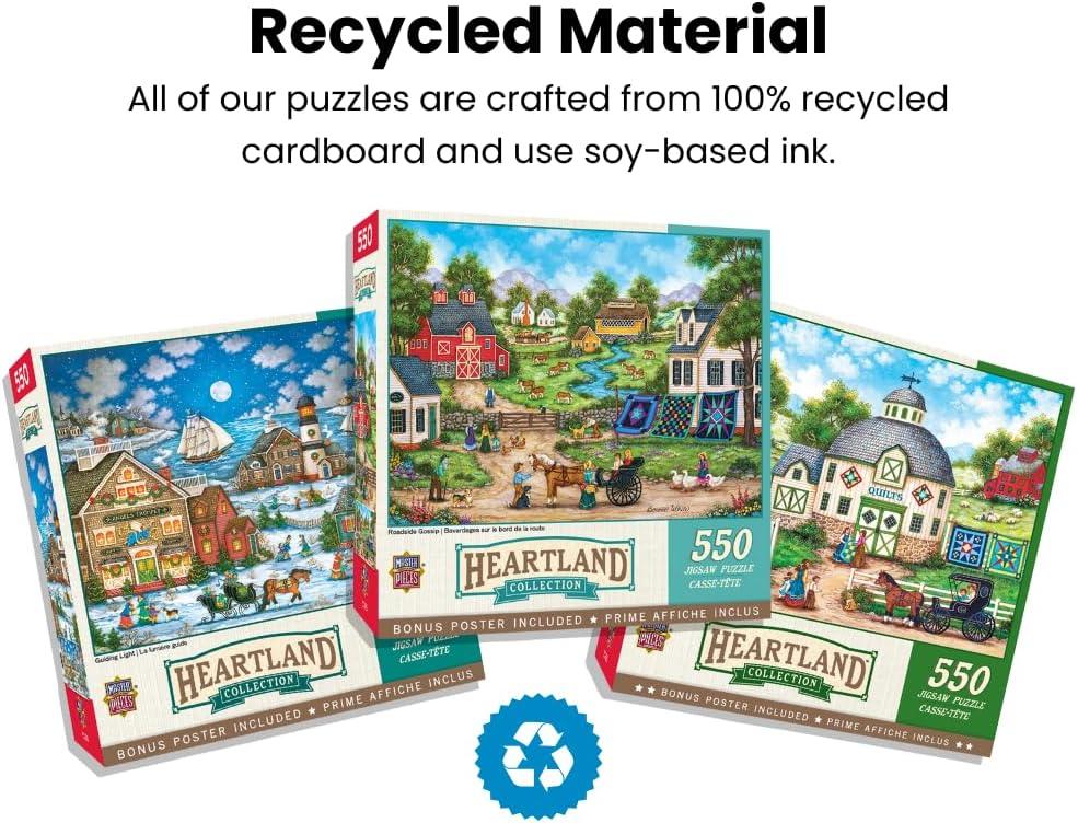 imageMasterPieces Heartland Collection Pet Day at School 550pc Puzzle550 Piece
