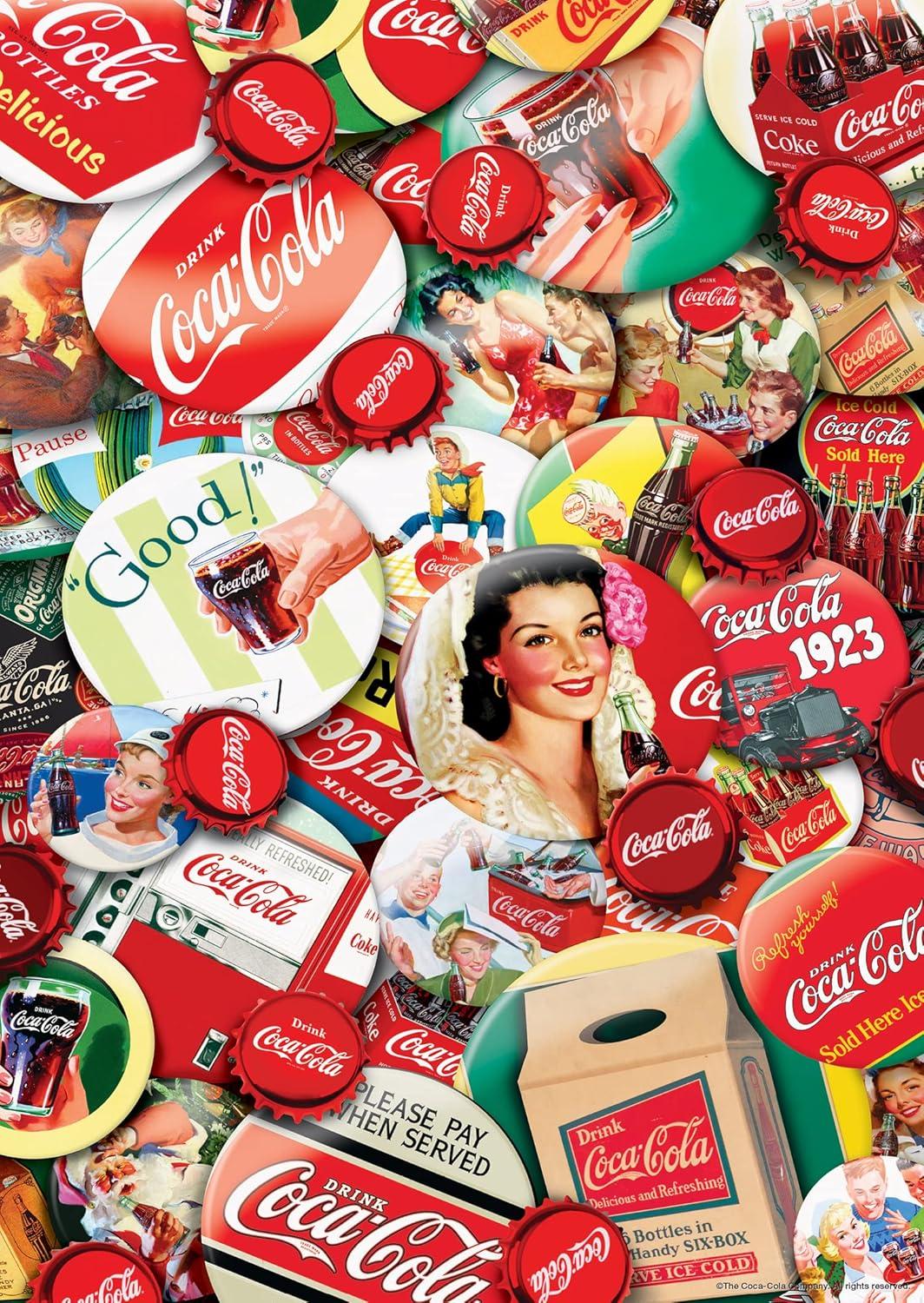 imageMasterpieces 1000 Piece Jigsaw Puzzle with Collectible Tin Case All My Marbles 1125x1675CocaCola Worlds Smallest