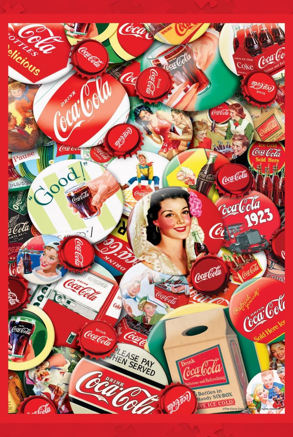 imageMasterpieces 1000 Piece Jigsaw Puzzle with Collectible Tin Case All My Marbles 1125x1675CocaCola Worlds Smallest