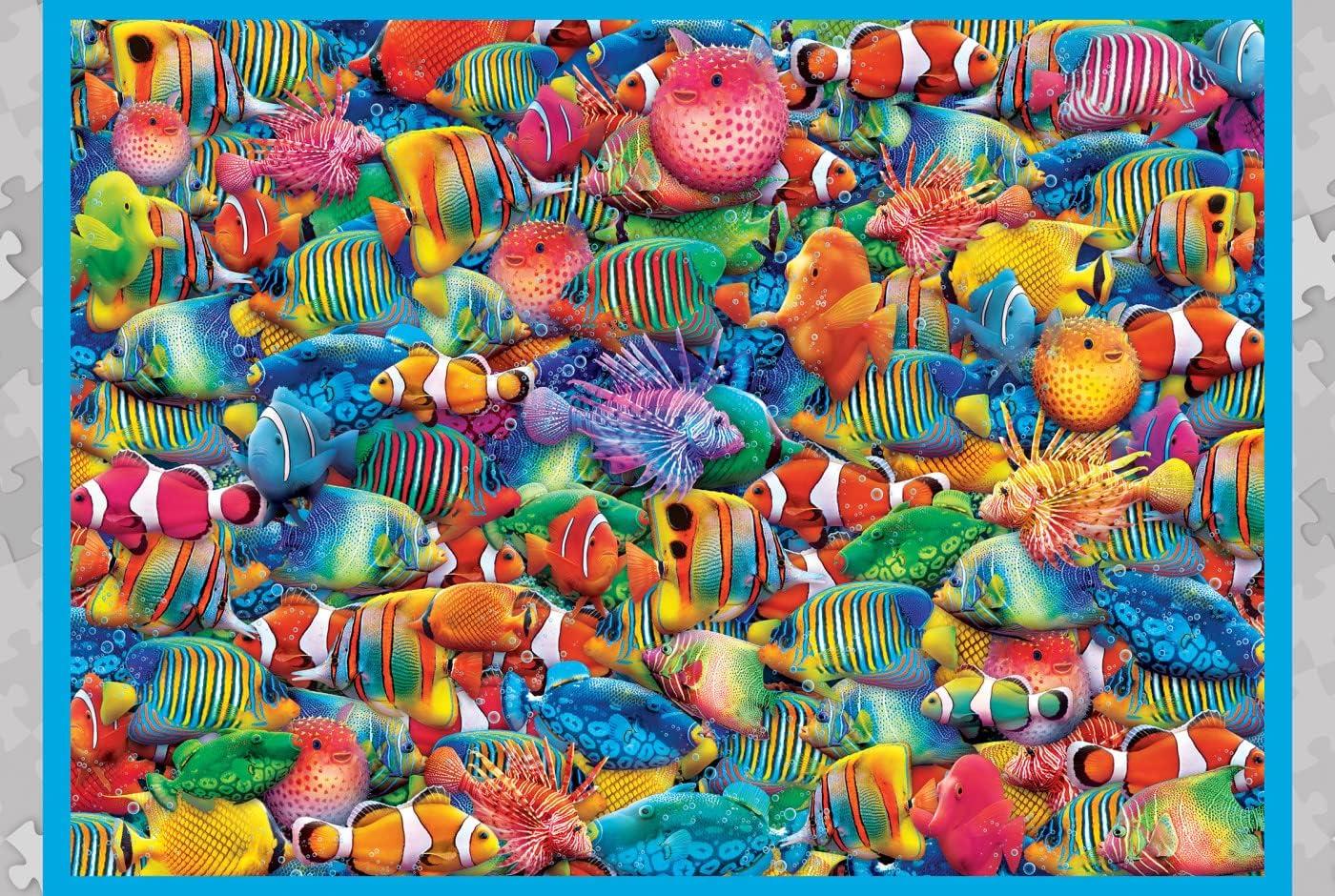 imageMasterpieces 1000 Piece Jigsaw Puzzle with Collectible Tin Case All My Marbles 1125x1675Rainbow Flow