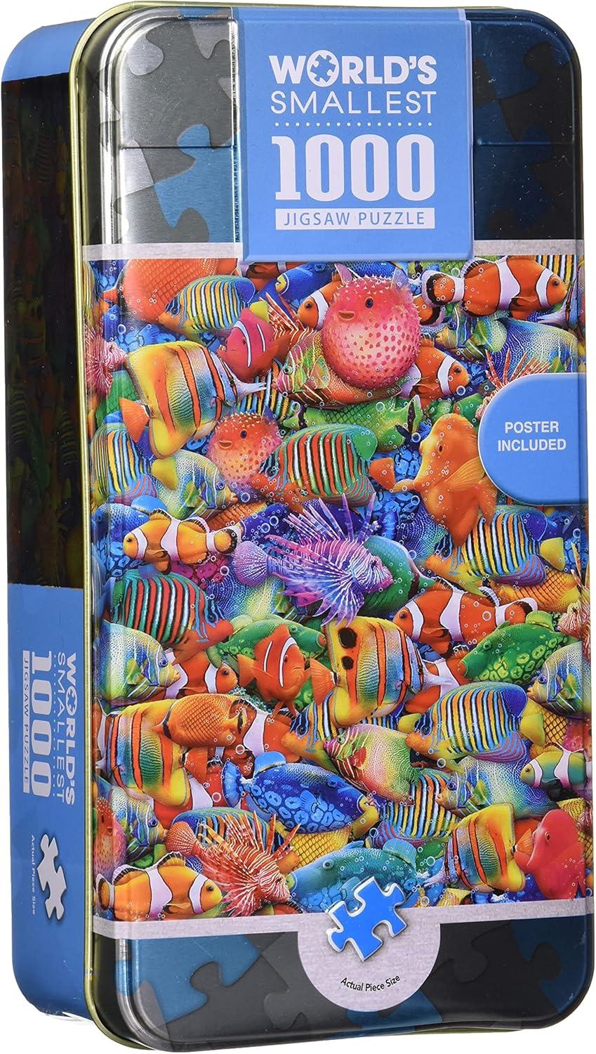 imageMasterpieces 1000 Piece Jigsaw Puzzle with Collectible Tin Case All My Marbles 1125x1675Rainbow Flow