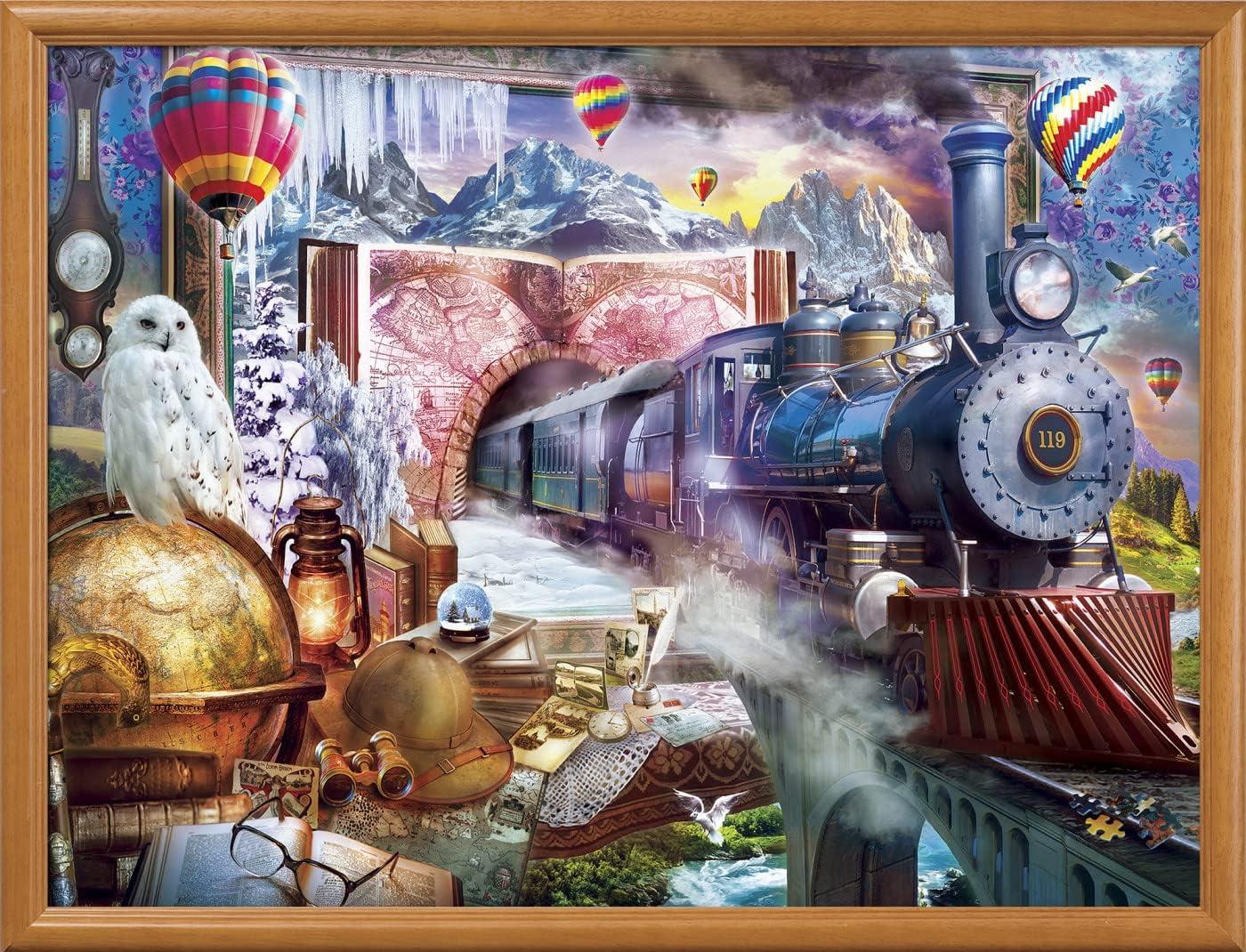 imageMasterpieces 300 Piece EZ Grip Jigsaw Puzzle The Big Apple 18x24Magical Journey