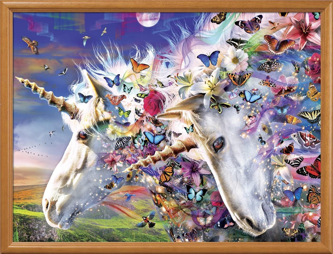 imageMasterpieces 300 Piece EZ Grip Jigsaw Puzzle The Big Apple 18x24Unicorns Butterflies