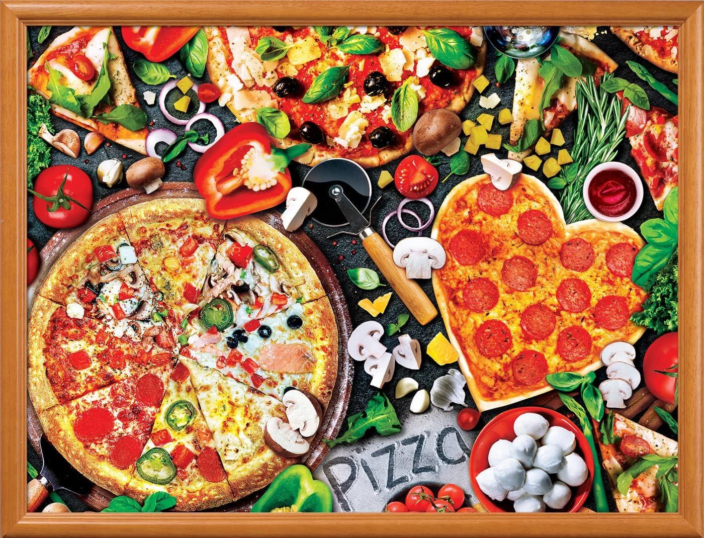 imageMasterpieces 300 Piece EZ Grip Jigsaw Puzzle Viva la Pizza 18x24300 Piece