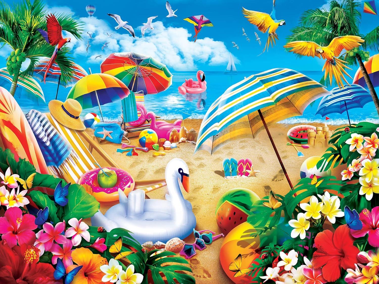 imageMasterpieces 550 Piece Jigsaw Puzzle For Adults and Family Hawaiian Life 18x24Weekend Escape