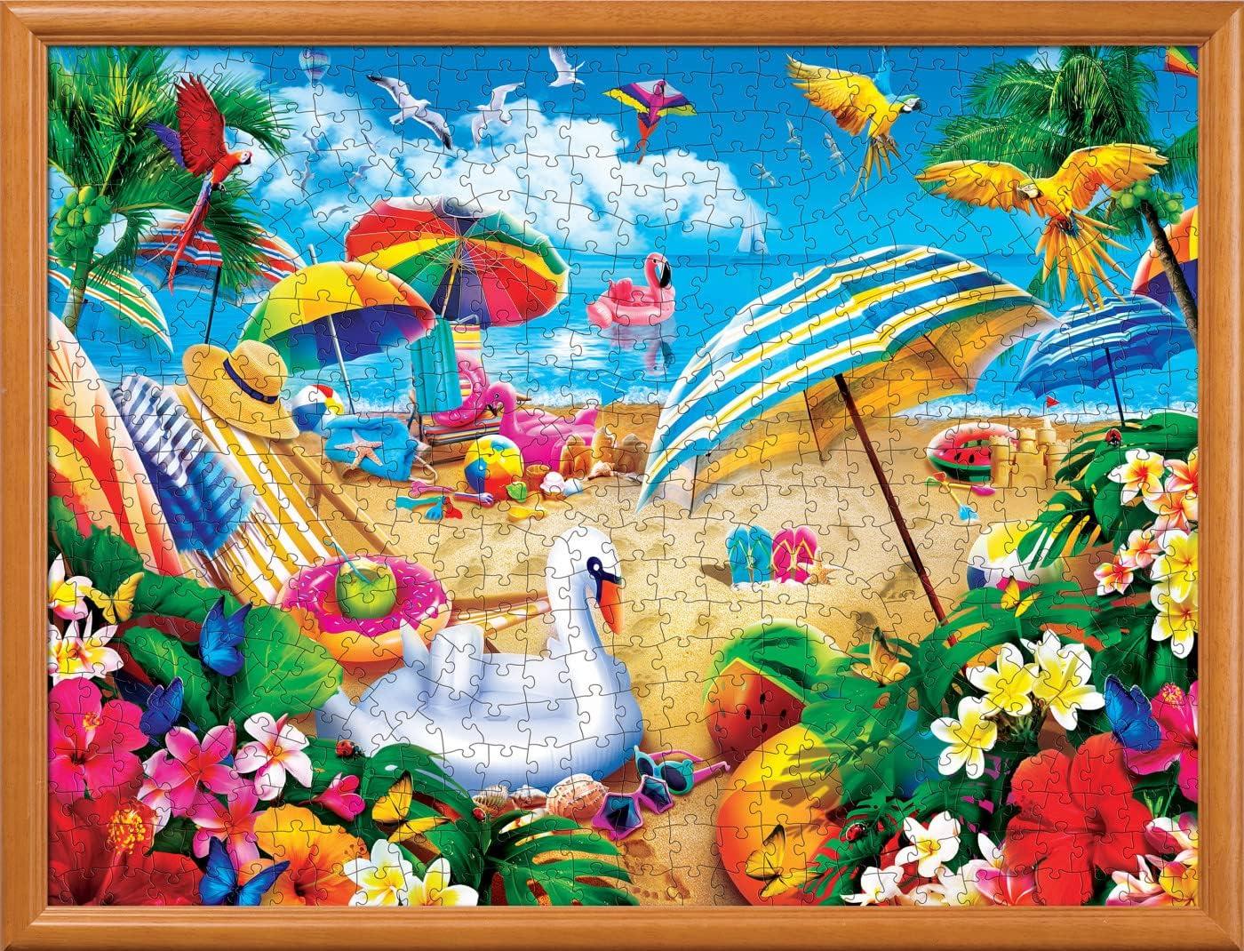 imageMasterpieces 550 Piece Jigsaw Puzzle For Adults and Family Hawaiian Life 18x24Weekend Escape