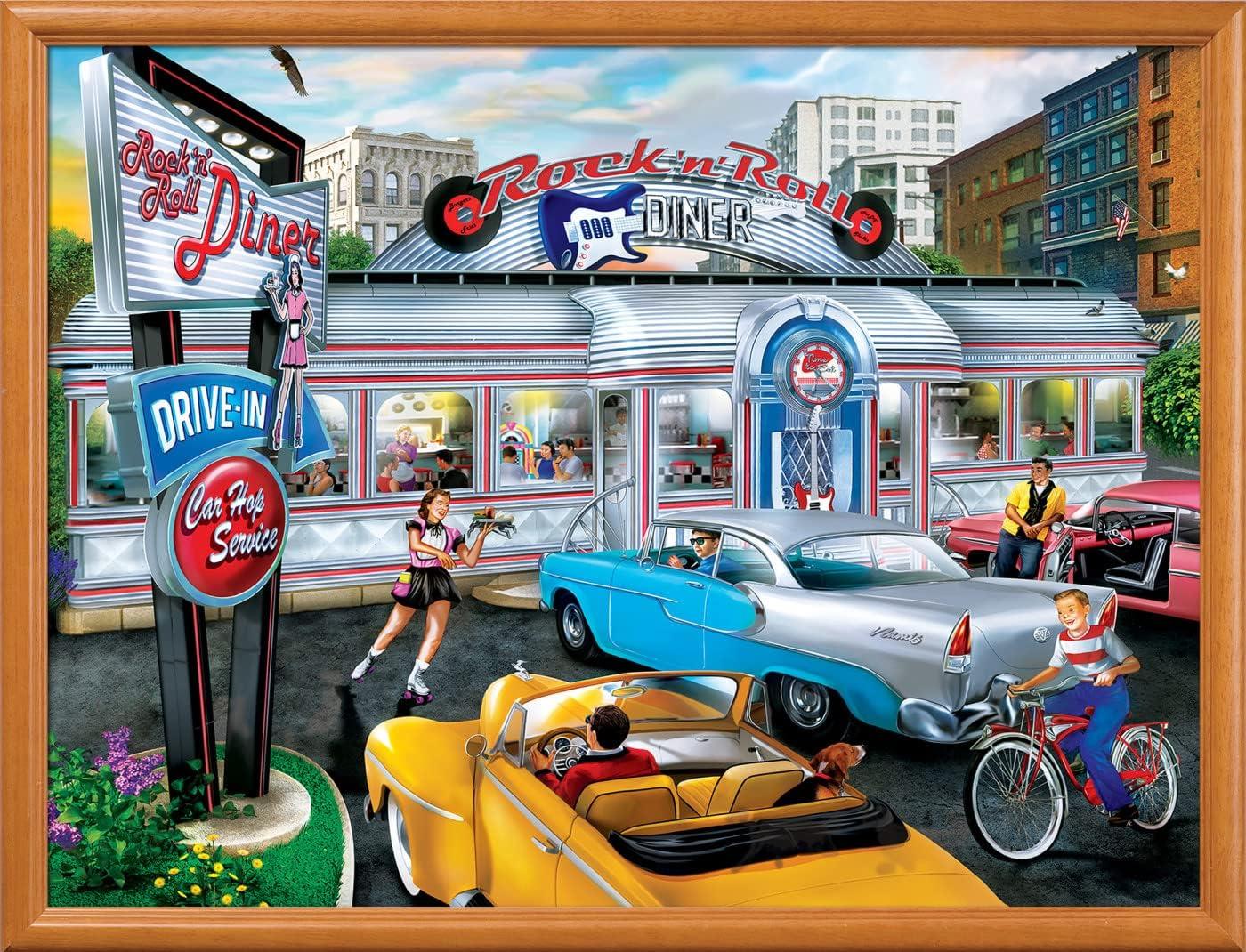imageMasterpieces 550 Piece Jigsaw Puzzle for Adults and Family Duffys Sports amp Suds 18x24Rock Rolla Diner
