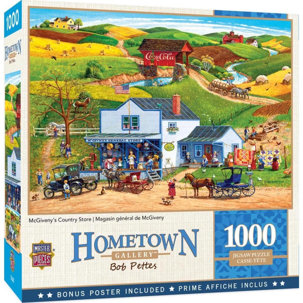 imageMasterPieces  1000 Piece Jigsaw Puzzle Changing Times Fun for Adults Family Kids 1925 x 2675McGivenys Country Store