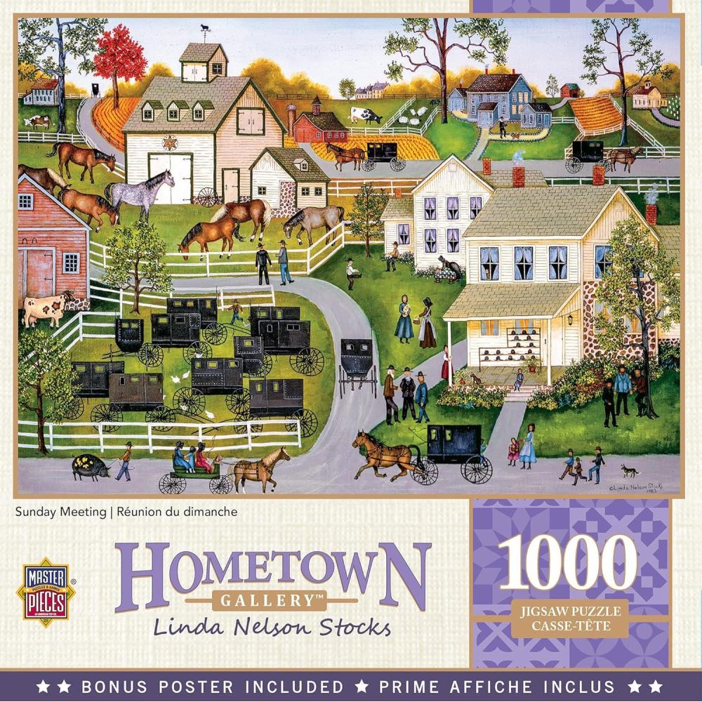 imageMasterPieces 1000 Piece Jigsaw Puzzle Changing Times Fun for Adults Family Kids 1925 x 2675Sunday Meeting