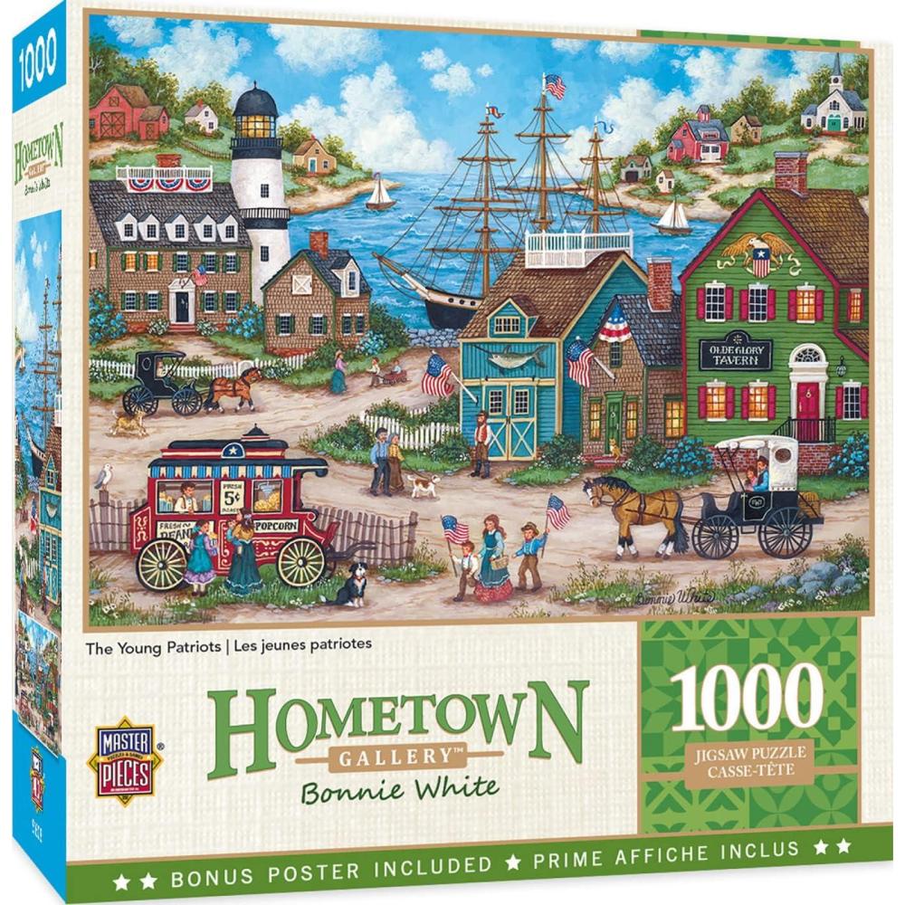 imageMasterPieces 1000 Piece Jigsaw Puzzle Changing Times Fun for Adults Family Kids 1925 x 2675The Young Patriots