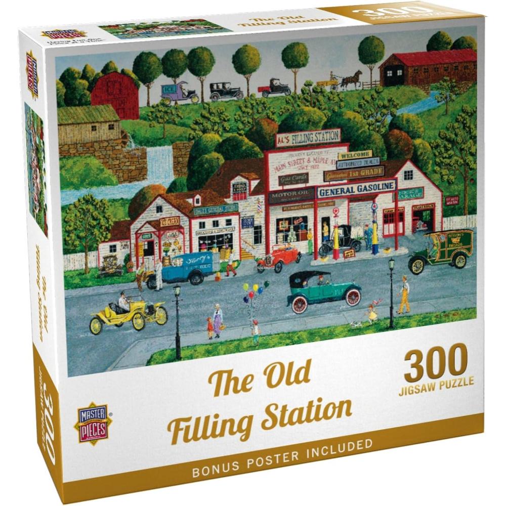 imageMasterPieces 1000 Piece Jigsaw Puzzle The Old Filling Station Fun for Adults Family Kids 1925 x 2675300 Piece