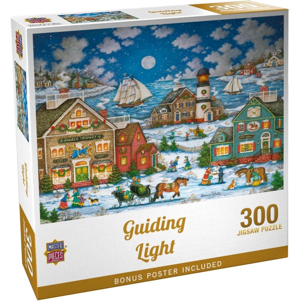 imageMasterPieces 550 Piece Jigsaw Puzzle Guiding Light Fun for Adults Family Kids 18 x 24300 Piece