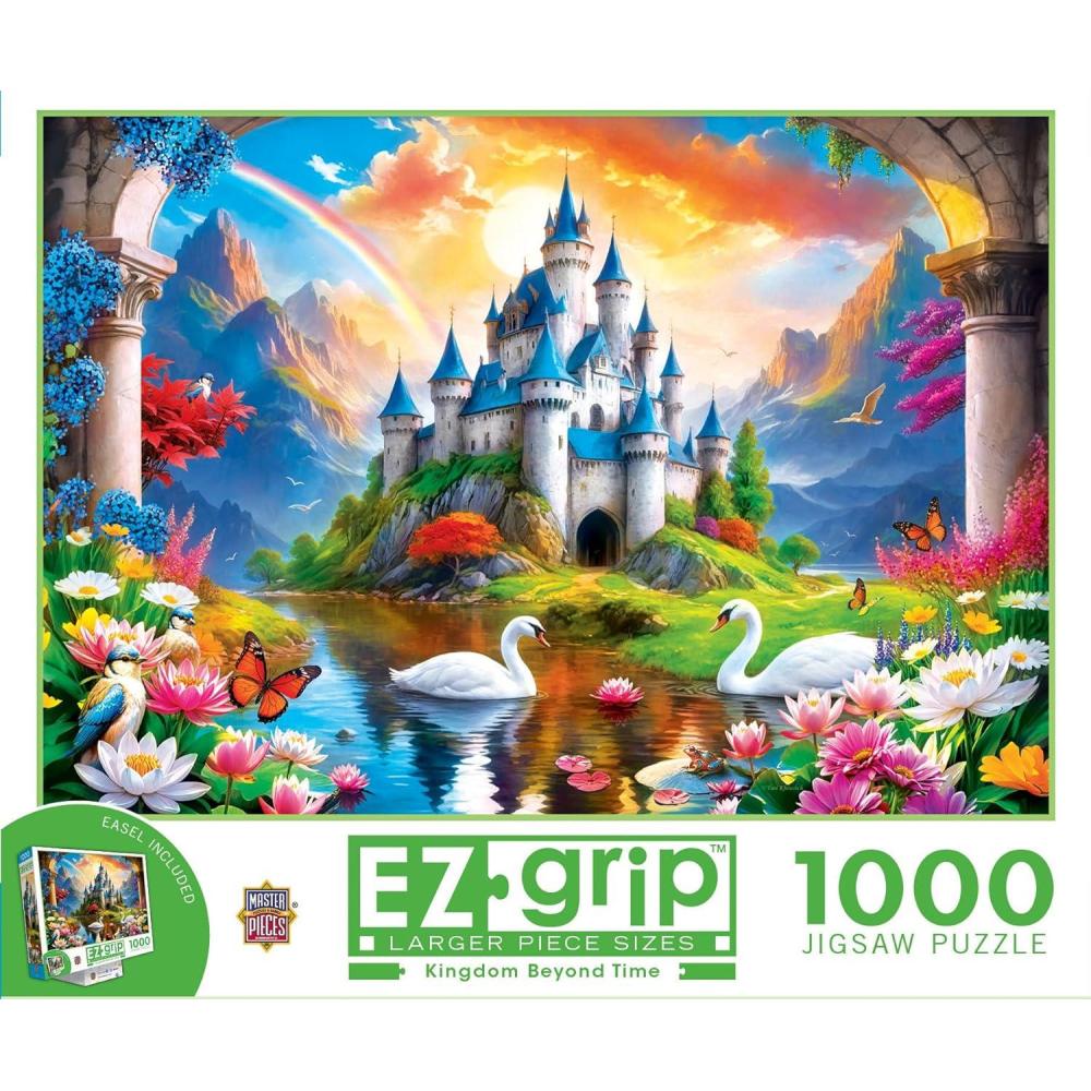 imageMasterPieces 1000 Piece EZ Grip Jigsaw Puzzle for Adults Family Or Youth Laundry Day Rascals 235x34Kingdom Beyond Time