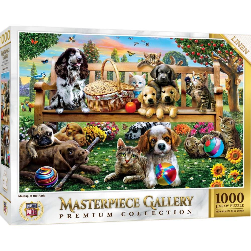 imageMasterPieces 1000 Piece Jigsaw Puzzle For Adults Family Or Youth Gallery on The Square 2675x 1925Meetup at the Park