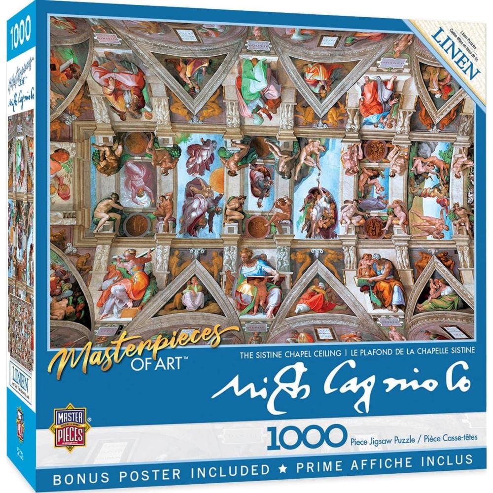 imageMasterPieces 1000 Piece Jigsaw Puzzle For Adults Family Or Youth Gallery on The Square 2675x 1925The Sistine Chapel Ceiling