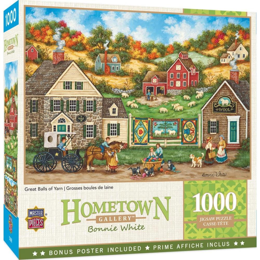 imageMasterPieces 1000 Piece Jigsaw Puzzle For Adults Family Or Youth  Great Balls Of Yarn  1925x26751000 Piece