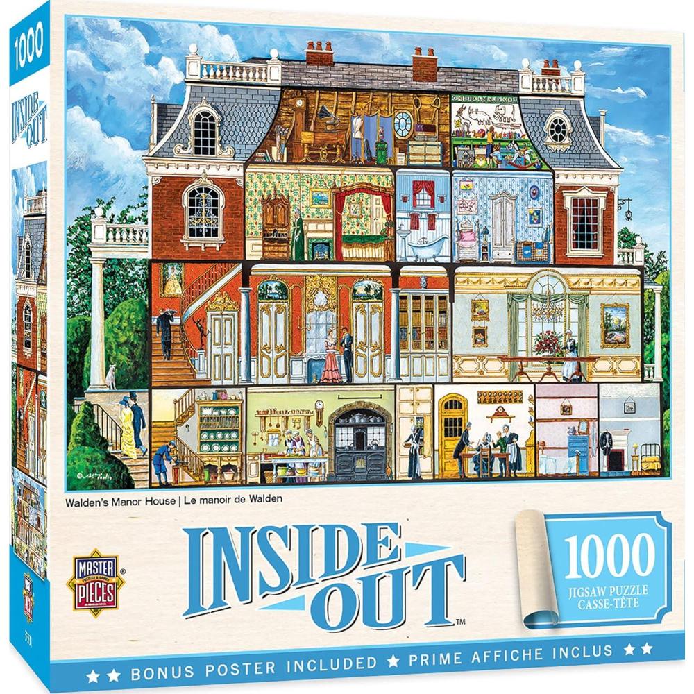 imageMasterPieces 1000 Piece Jigsaw Puzzle For Adults Family Or Youth  Walden Manor House  1925x26751000 Piece