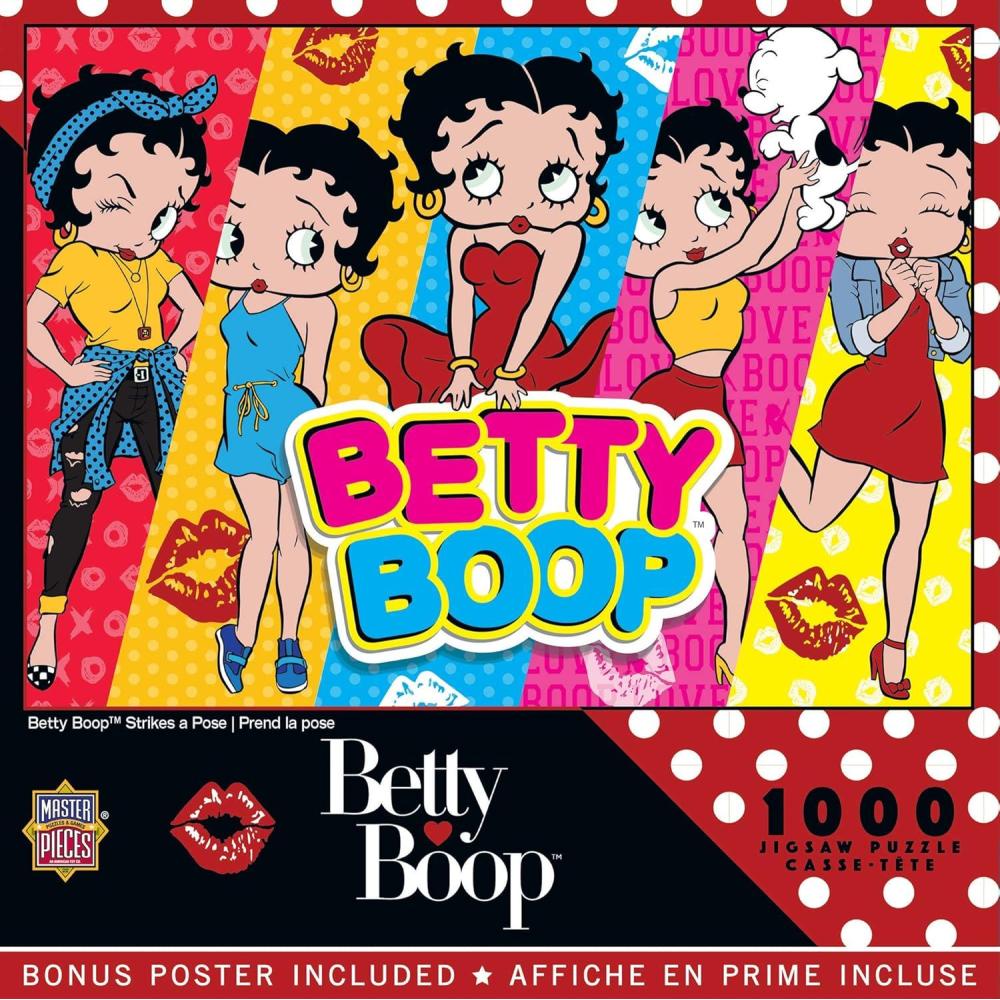 imageMasterPieces 1000 Piece Jigsaw Puzzle for Adults Family Or Youth BoopOOPADoop 1925x2675Betty Boop Strikes a Pose