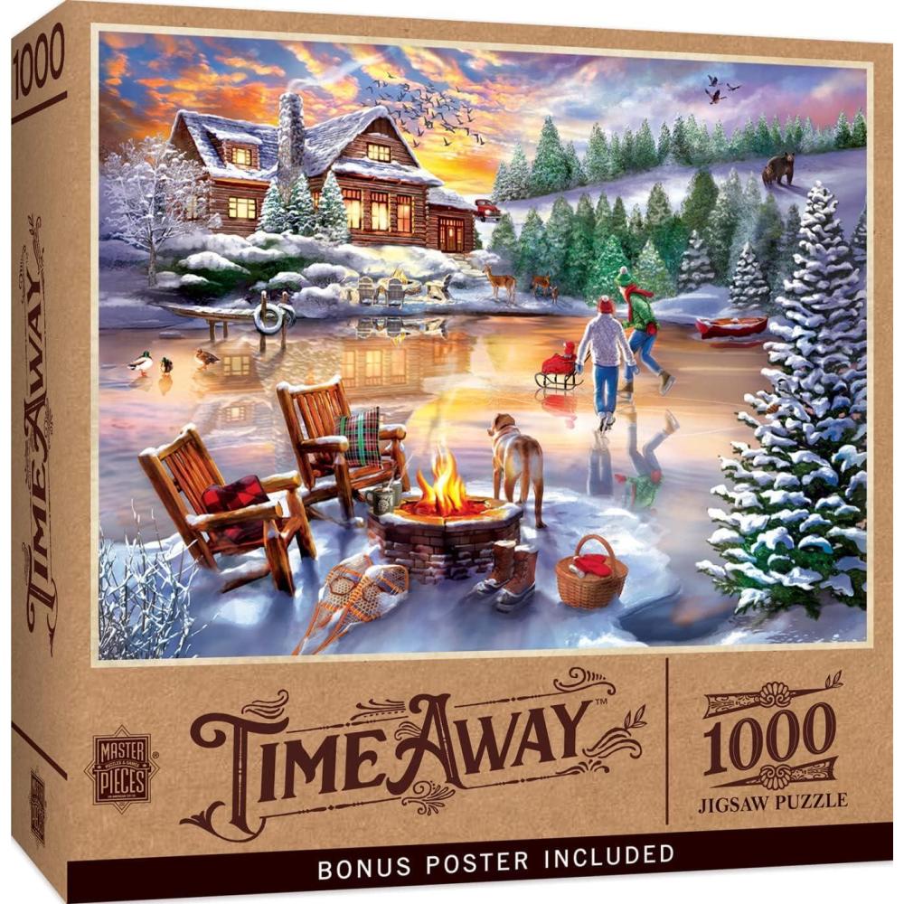 imageMasterPieces 1000 Piece Jigsaw Puzzle for Adults Family Or Youth  Fishing with Pappy  1925x2675An Evening Skate