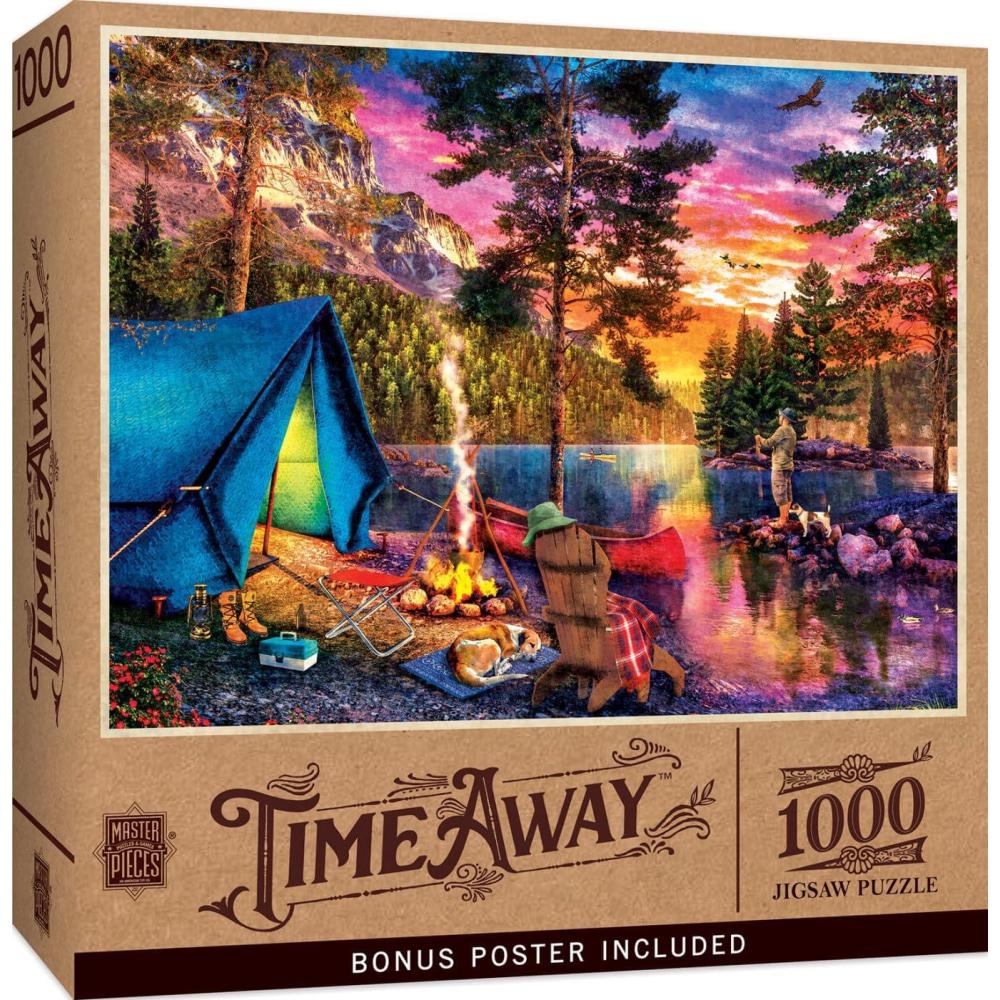 imageMasterPieces 1000 Piece Jigsaw Puzzle for Adults Family Or Youth  Fishing with Pappy  1925x2675Fishing the Highlands